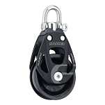 Harken p19660 Простой поворотный шкив элемента 60 mm Black / Silver 10x18x10