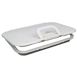 Seachoice 50-39201 Инспекционный люк Offshore Серый  White 521 x 264 mm 