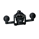 Купить Компас Ritchie Navigation Globemaster YB-500 12В Ø127мм карта на 2° с точками/2°/5° стальной корпус с подсветкой черный матовый 7ft.ru в интернет магазине Семь Футов