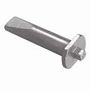Купить Tecnoseal 2626329 Zinc Маленький стержневой анод  Silver 7ft.ru в интернет магазине Семь Футов