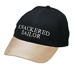 Яхтенная универсальная кепка "Knackered Sailor" Nauticalia 6223 черная из хлопка