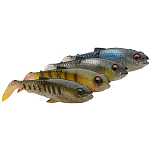 Savage gear 71832 Craft Cannibal Paddletail Мягкая Приманка 105 мм 12 грамм Многоцветный Dark Water Mix