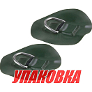 Кольцо D-образное зеленое, 2 шт (упаковка из 10 шт.) Sun Selection SSCL00045004-1-4_SET2_pkg_10
