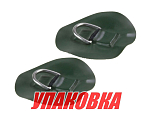 Кольцо D-образное зеленое, 2 шт (упаковка из 10 шт.) Sun Selection SSCL00045004-1-4_SET2_pkg_10
