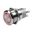 Купить Bep marine 80-911-0063-00 On-Off Push Button Серебристый  Red 7ft.ru в интернет магазине Семь Футов