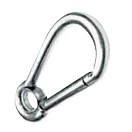 Купить Plastimo 29740 Captive Eye Карабин Серебристый Stainless Steel 6 mm  7ft.ru в интернет магазине Семь Футов