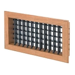 Vitrifrigo wpmsivmlt10x5-nv Вытяжная вентиляционная решетка Teak Frame 30x30x10 4-Way (152 mm)