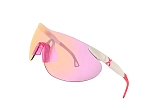 Спортивные очки с диоптриями HILX Domain Shiny White / Photochromic Red Mirror Lens, rx-562/hdm06204-dmxph10