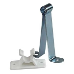 Jr products 342-10545 Дверной упор C Clip Style Combo Серебристый Grey 76.2 mm