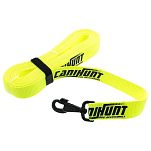 Canihunt C34P05 Hunter Flat Strap 5 m Поводок Желтый Yellow 30 mm