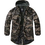 Brandit 9442-4-3XL Пальто Marsh Lake Teddy Зеленый  Dark Camo 3XL