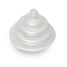 Купить Кабельный уплотнитель с пластиковым кольцом Ceredi 6814-White 105 x 65 мм белый 7ft.ru в интернет магазине Семь Футов