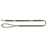 Trixie 1987123 Premium Neoprene Поводок Серебристый Jungle Green XS-S