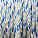 Купить Фал двойного плетения Monteisola Corde Dyneema SK75 DTD12 1м Ø12мм из белого волокна Dyneema SK75 с синей сигнальной прядью 7ft.ru в интернет магазине Семь Футов