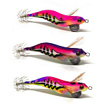 Sea monsters SMEAB30RJP EGI-AS Bones 3.0 Кальмар 95 mm 15g Многоцветный Red Dots