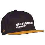 Savage gear 73713 Кепка Flat Peak 3D Logo Черный  Black