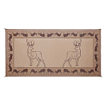 Stylish camping 672-PE1 ковер Deer PE1  Black / Brown / Beige 2.43 x 5.48 m