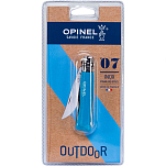 Opinel 002264 Карманный нож No.07 Буковое дерево Голубой Cyan
