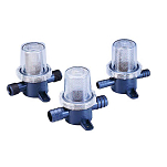 A.a.a. 1616704 In Line Фильтр насоса Серебристый Blue / Clear 19 mm 