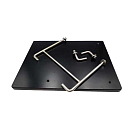 Купить Sparrow FLA00015 Multi Поддержка двигателя фиксации Серебристый Black 7ft.ru в интернет магазине Семь Футов