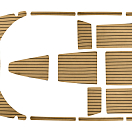 Комплект палубного покрытия для Феникс 600HT, тик классический, Marine Rocket teak_600ht_classic