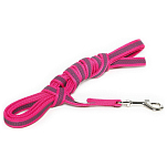 Julius k-9 218GM-PN-3 Прорезиненный поводок 14 mm Розовый Pink 3 m