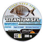 Asari LATF30024 Titanium SFL 300 M Линия Бесцветный Clear 0.240 mm 