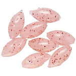 Daiwa PE403986 Овальные силиконовые бусины 15 единицы измерения Красный Phospho Red Glitter 6 x 12 mm 