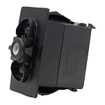 Pros NPE-319 On-Off 2P Зеленый/Зеленый 12V Округ Колумбия ЧТО Кнопки Серебристый Black