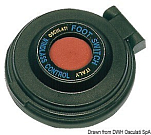 Палубная кнопка красная в чёрном корпусе 76 x 83 мм, Osculati 02.342.01 для управления якорной лебедкой