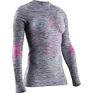 Купить X-BIONIC ea-wt41w19w-g144-m Базовый слой с длинным рукавом Energy Accumulator 4.0 Grey Melange / Pink 35x25x3 7ft.ru в интернет магазине Семь Футов