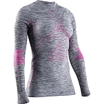 X-BIONIC ea-wt41w19w-g144-m Базовый слой с длинным рукавом Energy Accumulator 4.0 Grey Melange / Pink 35x25x3