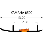 Коньки для лыж снегохода Yamaha TYV4-8500 TYV4-8500 Woody's