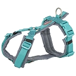 Trixie 1997328 собачья шлейка Premium Trekking  Aqua / Graphite M–L