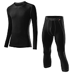 Loeffler 12758-990-44 Набор базовых слоев Transtex Warm Черный Black 44