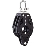 Tersma mvbb0704f двойной вертлюжный блок с обушком 75 mm Black 10x10x18