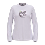 Odlo 554621-21091-xl Базовый слой с длинным рукавом Merino 200 Nature Misty Lilac 30x25x2