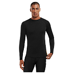 Siroko SRKSBLC3THERMAL-2XL-3XL Базовый слой с длинным рукавом Ultimate Thermal Черный Black 2XL-3XL