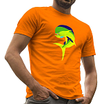 Kruskis CA65500131K030 Футболка с коротким рукавом Jumping Dorado Оранжевый Orange S