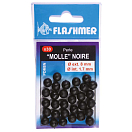 Купить Flashmer PDM6N Molle Noire Бусины 50 единицы Черный Black 6 mm  7ft.ru в интернет магазине Семь Футов