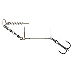 Savage gear 1613903 Spin Rig 16 cm Крюк Серебристый Silver 3/0