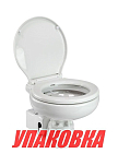 Унитаз с электрической помпой SuperCOMPACT, 12 В (упаковка из 3 шт.) Matromarine 6500000412_pkg_3
