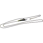 Carp expert 42775-110 Свинцовые клипсы Leadcore  Green