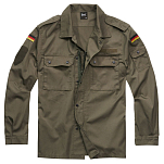Brandit 4221-1-XL Рубашка с длинным рукавом BW Field Зеленый Olive XL
