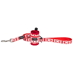 Freedog 10352003 Christmas Tree Поводок Бесцветный Red / White 20 mm x 120 cm