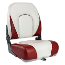 Кресло мягкое складное Craft Pro, обивка винил, цвет белый/красный, Marine Rocket 75185WR-MR