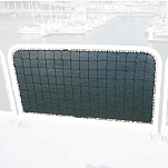 Euromarine 007102 100 m Спасательная сетка с квадратной сеткой с завязками White 45 cm