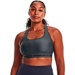 Under armour 1361034-012-xl Спортивный бюстгальтер средней поддержки Crossback Pitch Gray / Pitch Gray / Black 15x15x5