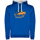 Купить Kruskis SU1067030501C071 Толстовка с капюшоном Ocean Explorer Two-Colour Голубой Royal Blue / White L 7ft.ru в интернет магазине Семь Футов