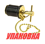 Пробка сливная (Т-образная) с цепочкой (упаковка из 90 шт.) Yang-Xian 2560418300_pkg_90